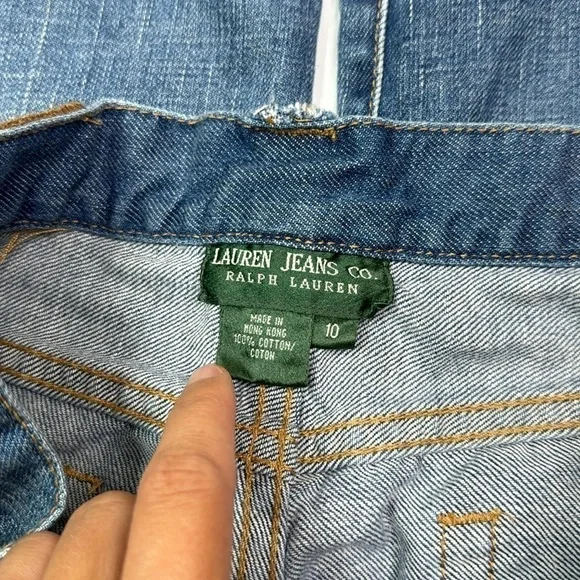 Vintage Ralph Lauren Straight Leg Denim Jeans Size 10 - Picture 11 of 12
